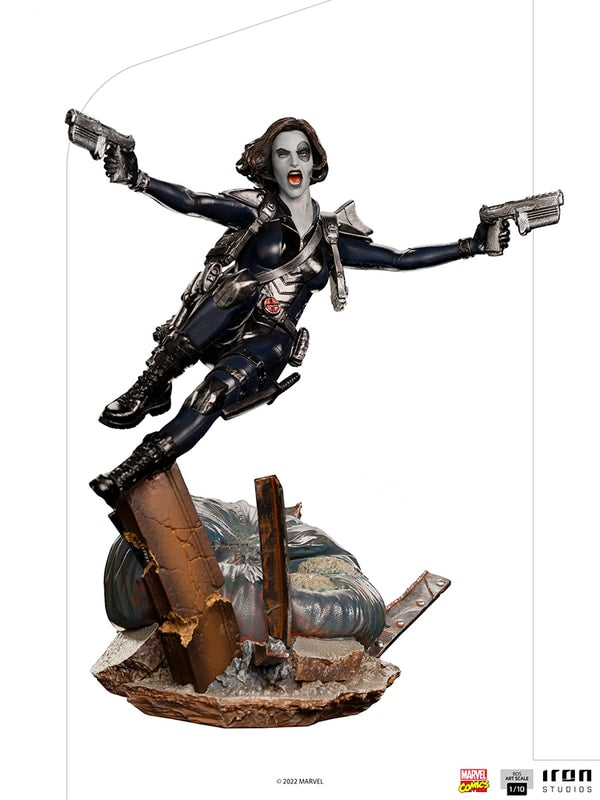 Iron Studios - BDS Arts Scale 1/10 - Marvel - X-Men Marvel Comics - Domino Statue 20cm - flash vidéo
