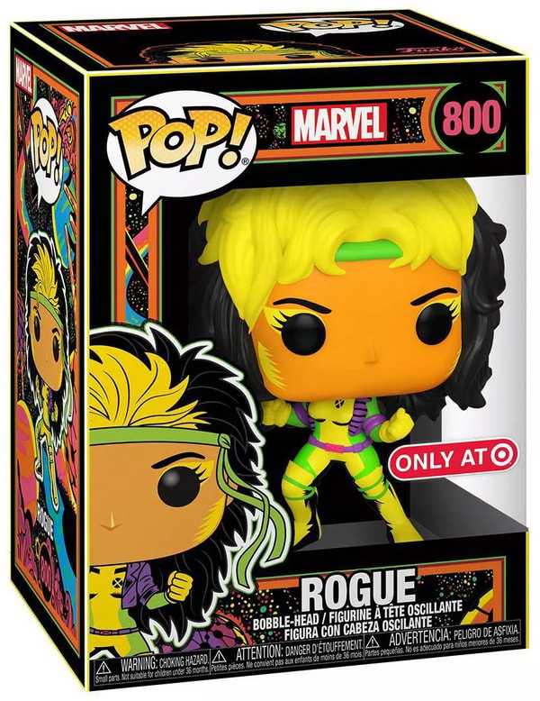 Funko Pop! Marvel: Rogue (Blacklight) - Target Exclusive