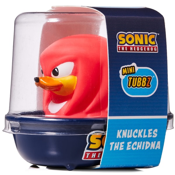 Numskull - Mini TUBBZ Canard de bain - Sonic le Hérisson - Knuckles (Édition baignoire) - flash vidéo