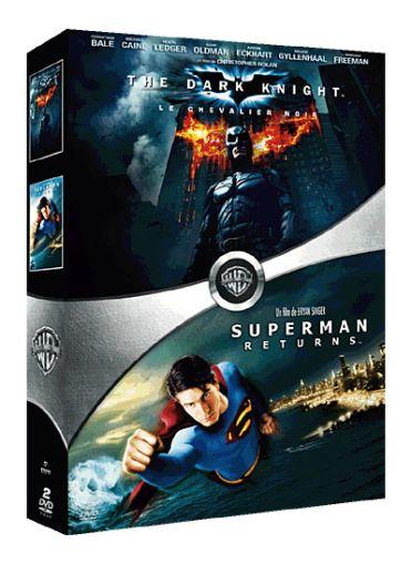 Batman - The Dark Knight, le Chevalier Noir + Superman Returns [DVD]