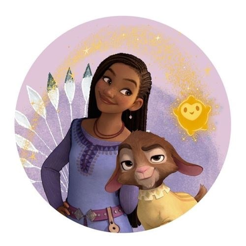 Wish : Asha et la Bonne Étoile - Coussin en Velboa Asha - flash vidéo