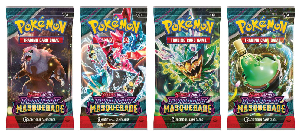 Pokémon TCG - Scarlet & Violet - Twilight Masquerade Booster Blister Pack (1 Random Booster) - flash vidéo