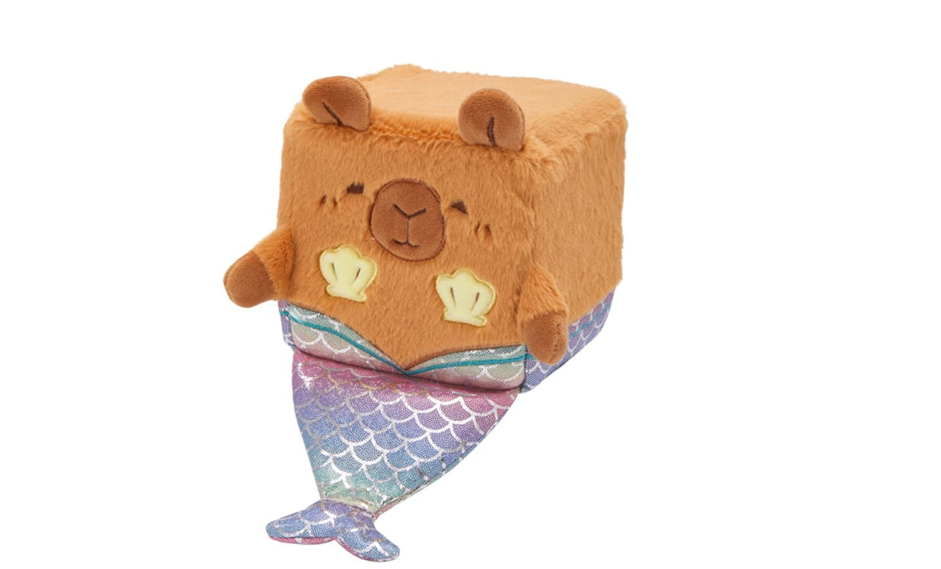 MGM - Squarepal - Peluche à mémoire de forme Sirène 10cm