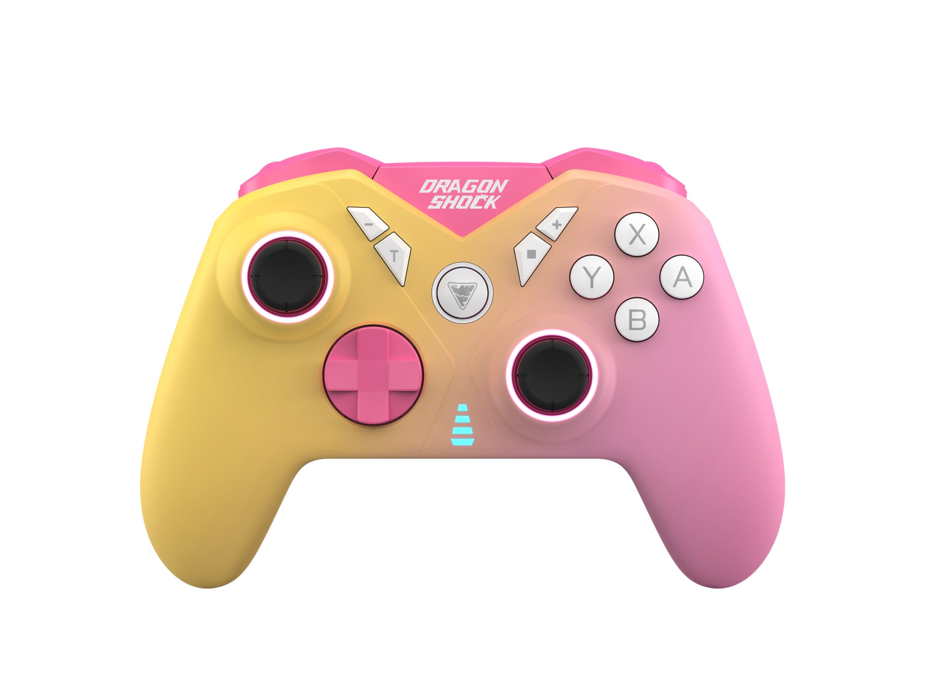 DragonShock - NEBULA ULTIMATE - Manette sans fil Pro Rose pour Nintendo Switch, Switch Lite, Switch OLED, PS3, PC et Android - flash vidéo