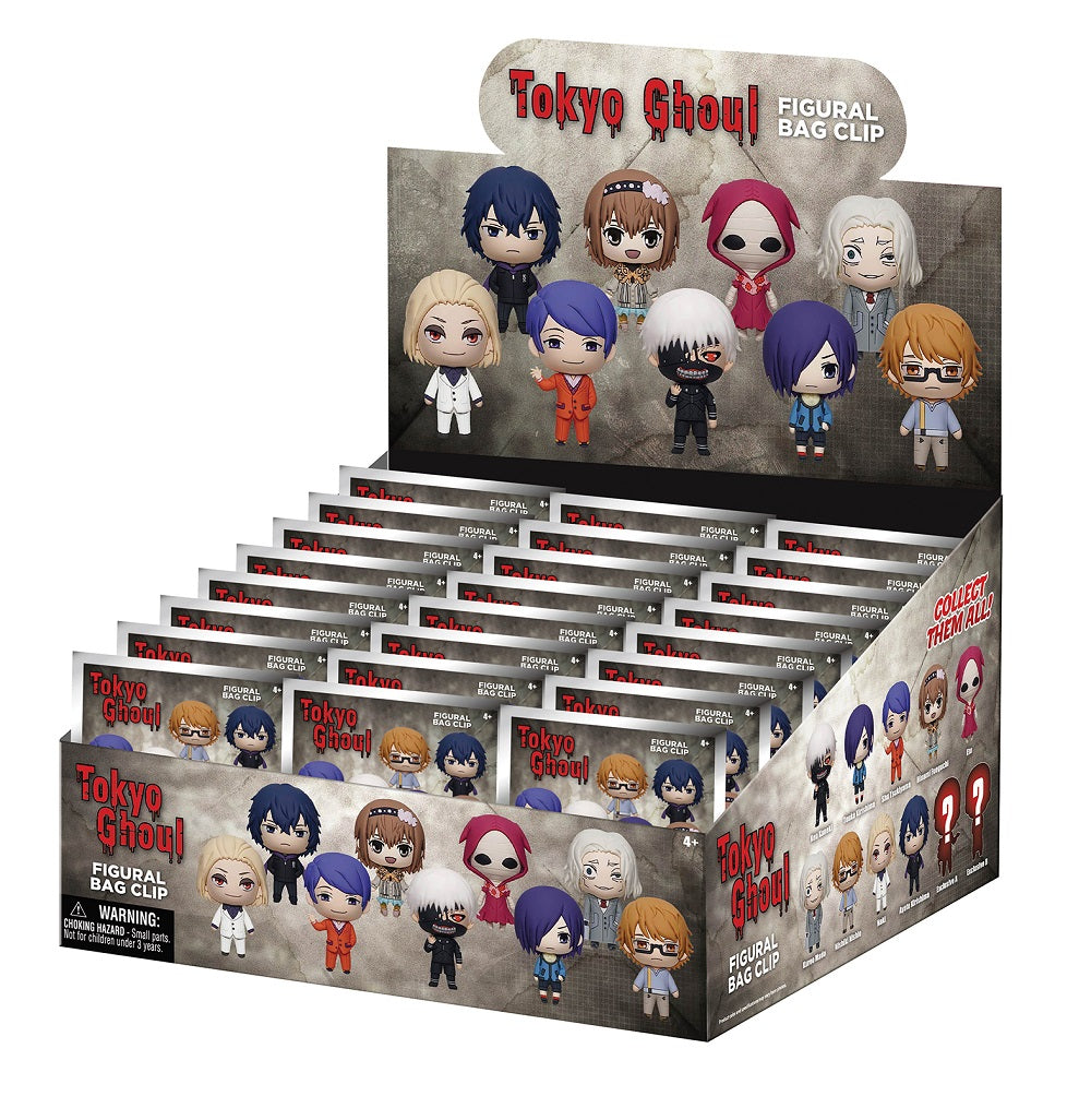 Tokyo Ghoul - Assortiment en blind box de figurines de sac de collection en mousse (Série 2) (24 pcs) - flash vidéo