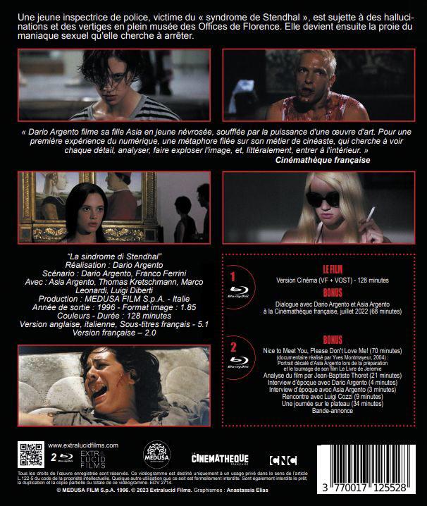 Le Syndrome de Stendhal [Blu-ray]