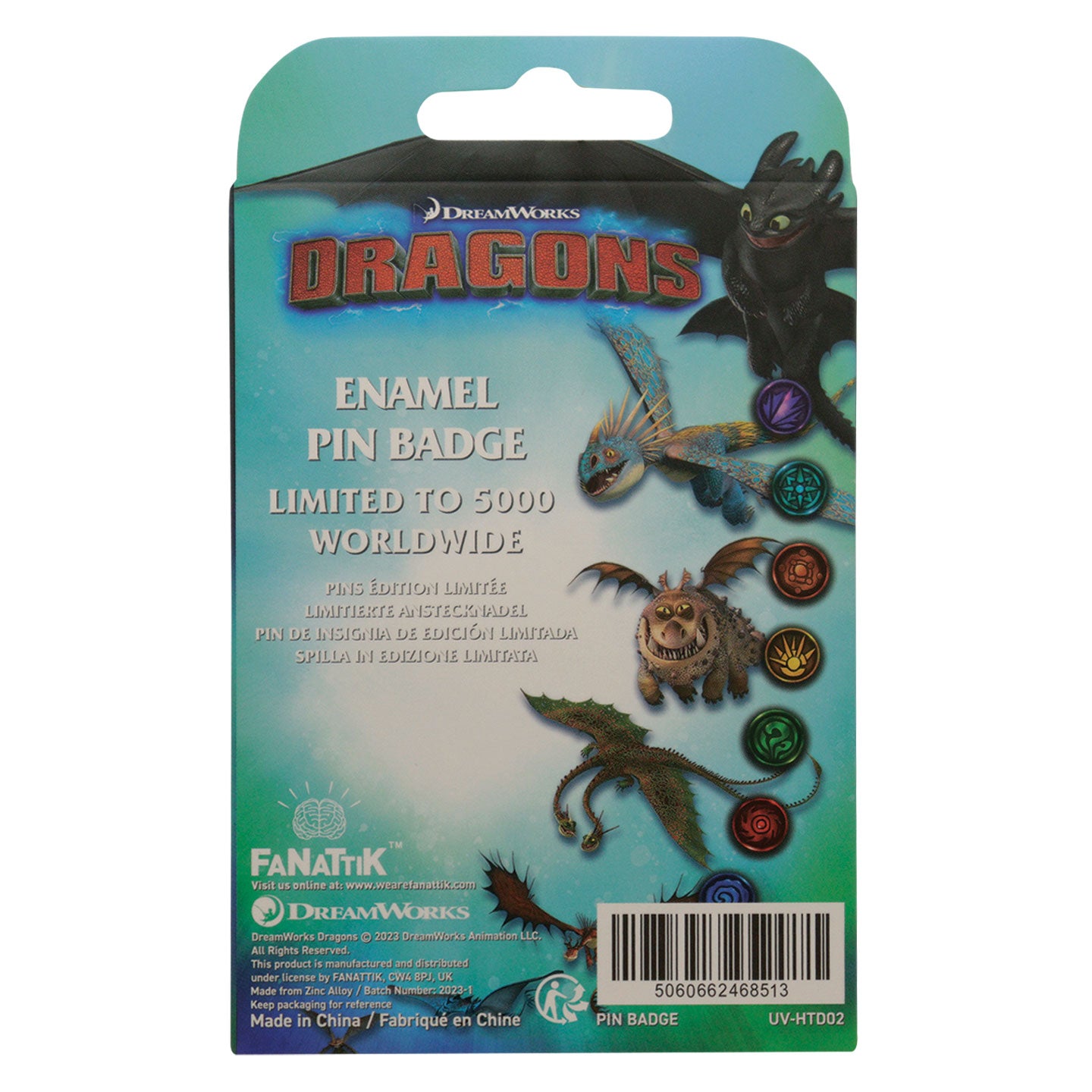 Dragons - Badge de collection en édition limitée