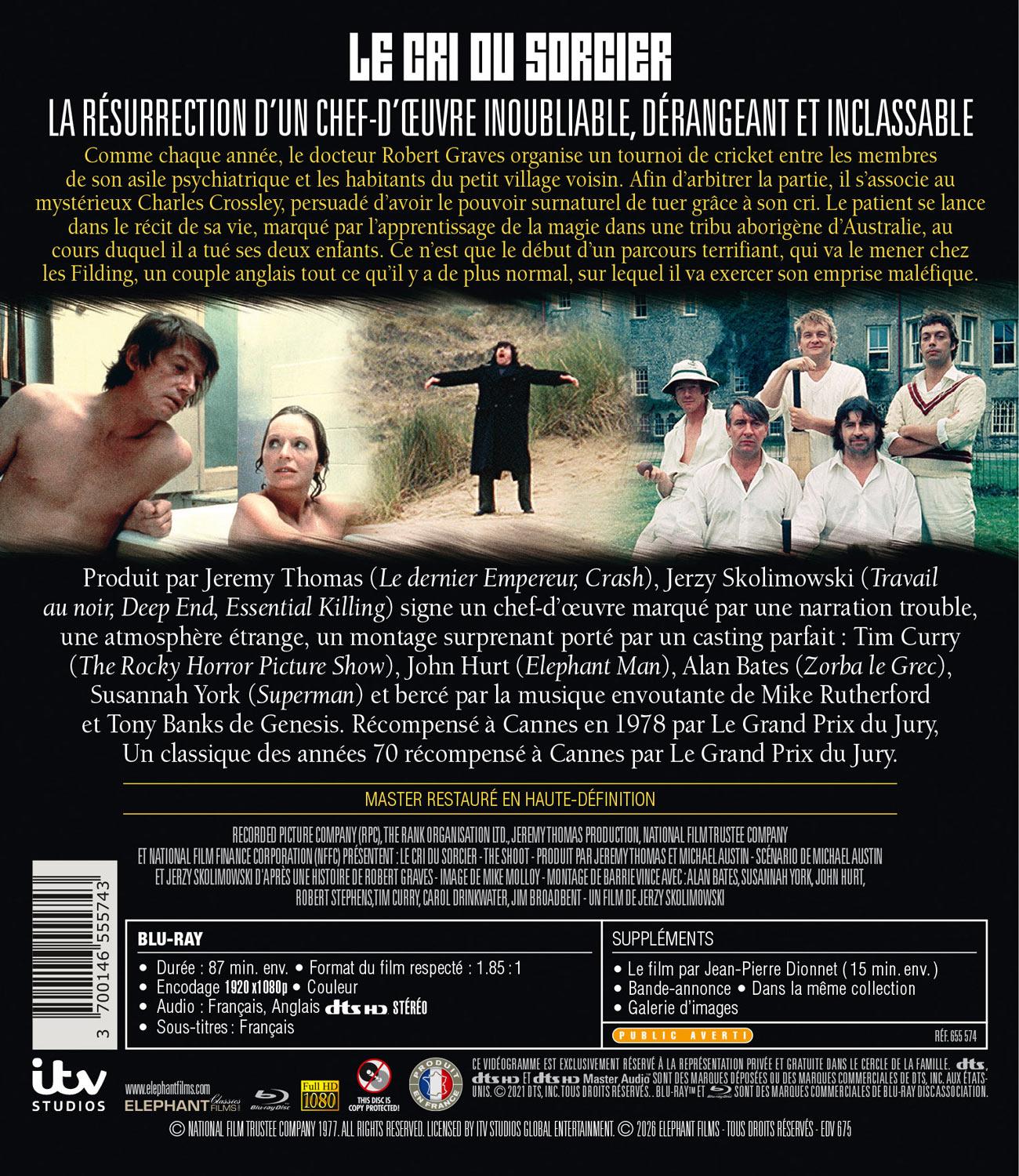 Le Cri du sorcier [Blu-ray]