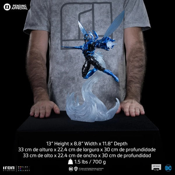 Iron Studios - Art Scale 1/10 - DC Comics - Blue Beetle Statue 33cm - flash vidéo