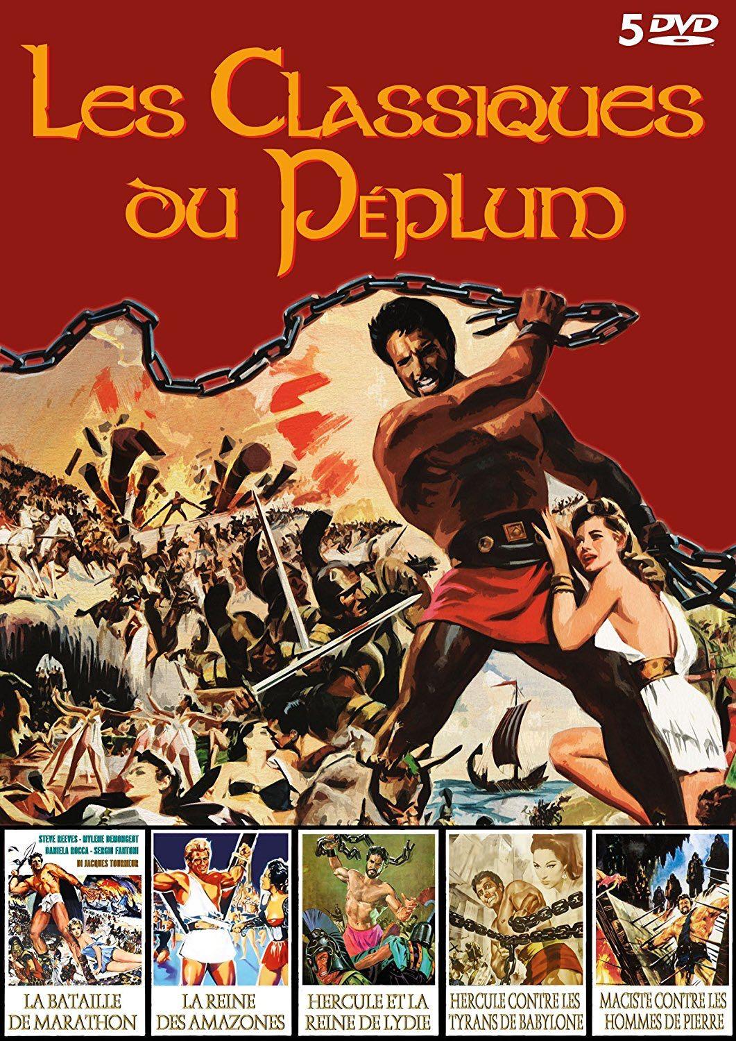 Classiques du Peplum : La bataille de Marathon + La reine des Amazones + Hercule et la reine de Lydie + Hercule contre les tyrans de Babylone + Maciste conter les hommes de pierre [DVD]