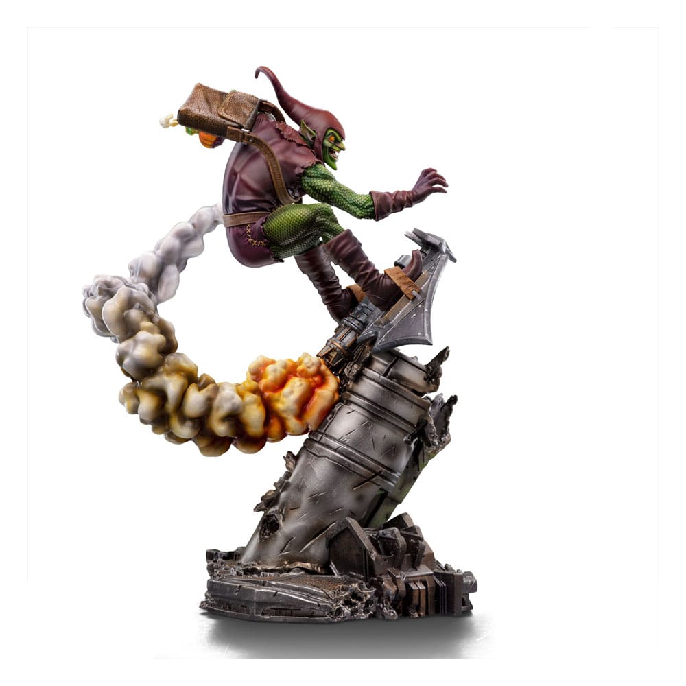Iron Studios - BDS Art Scale 1/10 - Marvel - Spider-Man - Le Bouffon Vert Statue 27cm - flash vidéo