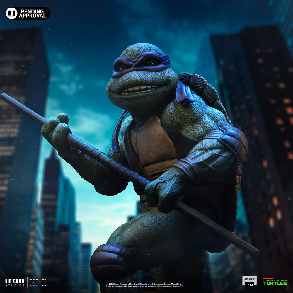 Iron Studios - Art Scale 1/10 - Teenage Mutant Ninja Turtles - Donatello Statue 18cm - flash vidéo