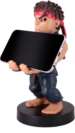Cable Guys - Street Fighter - Evil Ryu Support Chargeur pour Téléphone et Manette - flash vidéo