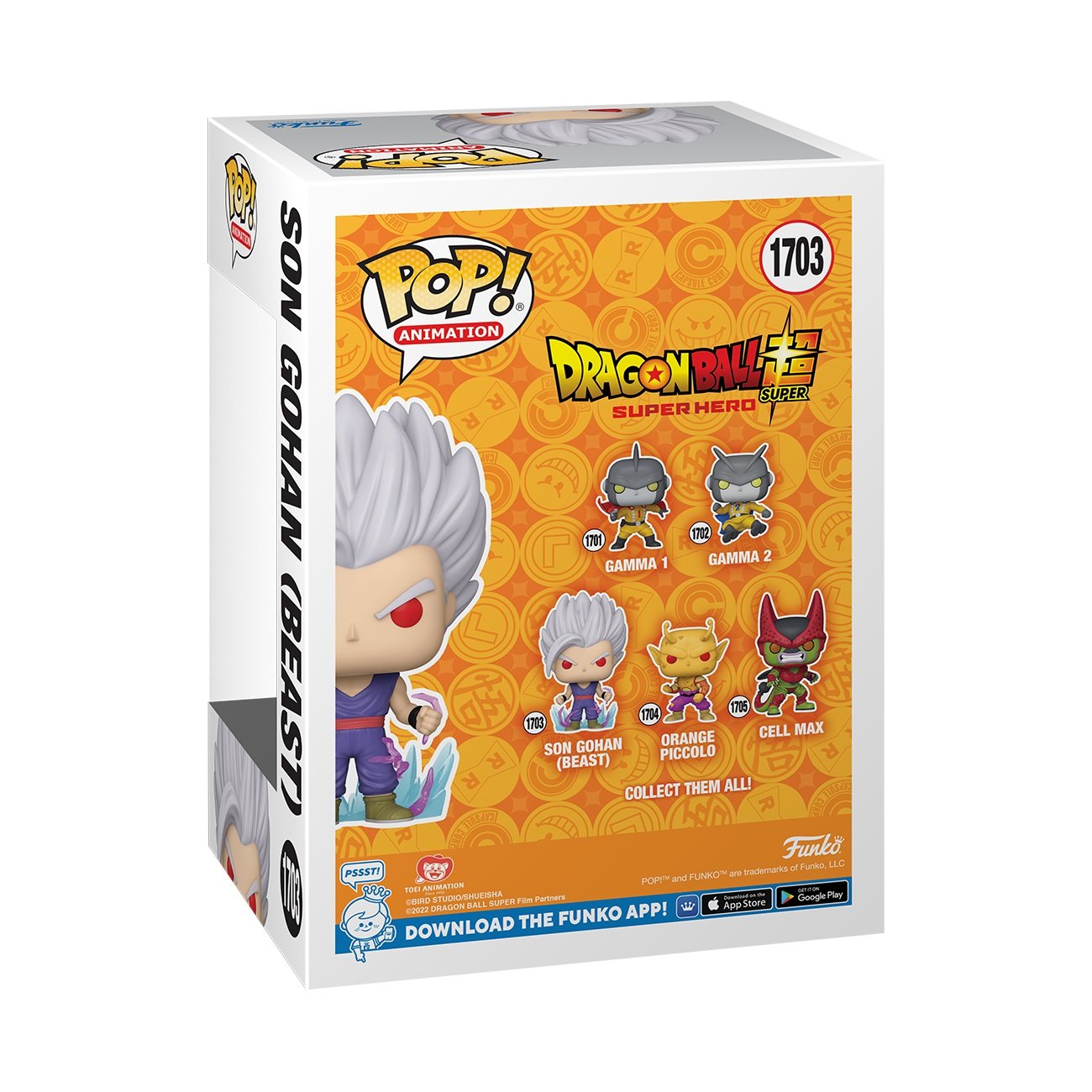 Funko Pop! Animation: Dragon Ball Super: Super Hero - Son Gohan Beast (Chance of Chase Glow in the Dark Edition) - flash vidéo