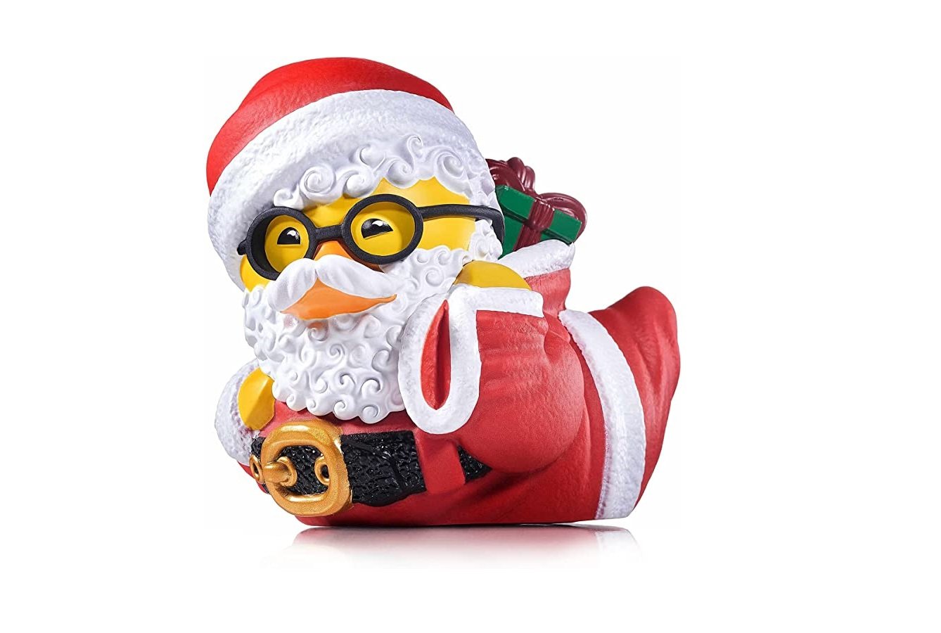 Numskull - Best of TUBBZ Boîte Canard de bain - Christmas - Santa Claus - 9cm - flash vidéo