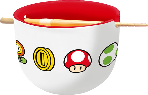 Nintendo - Bol à ramen avec baguettes Super Mario Bros.