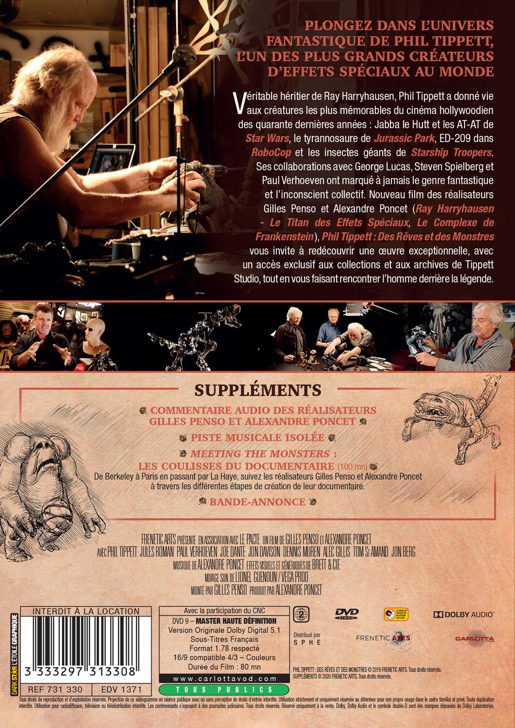 Phil Tippett : Des Rêves et des Monstres [DVD]