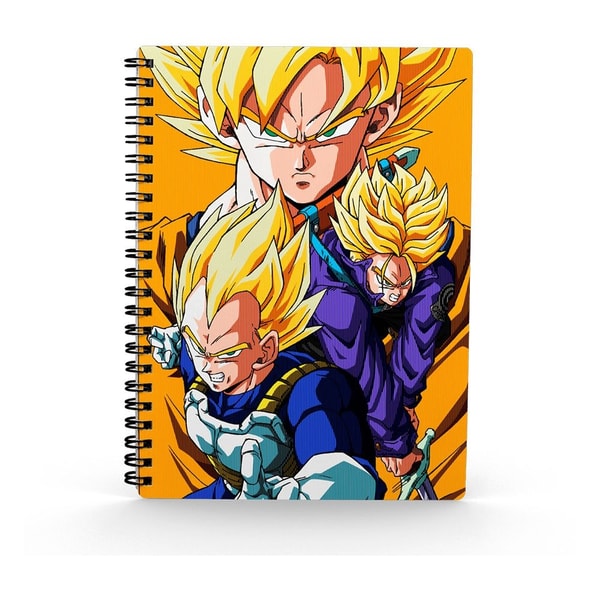 Dragon Ball Z - Carnet de notes lenticulaire Saiyans - flash vidéo