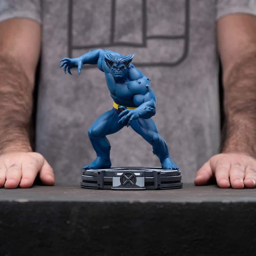 Iron Studios - BDS Art Scale 1/10 - Marvel - X-Men - Le Fauve Statue 19cm - flash vidéo