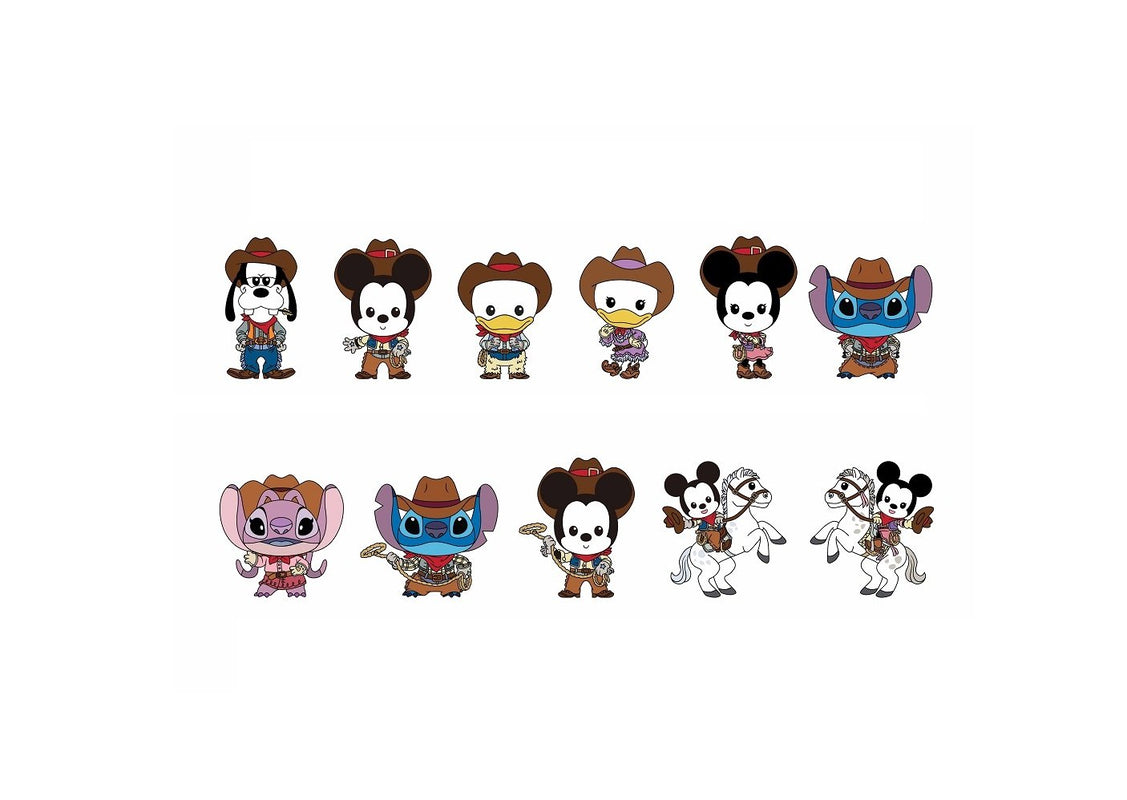 Disney - Classic Western - Assortiment en blind bag de figurines de sac de collection en mousse (Série 72) (24 pcs)