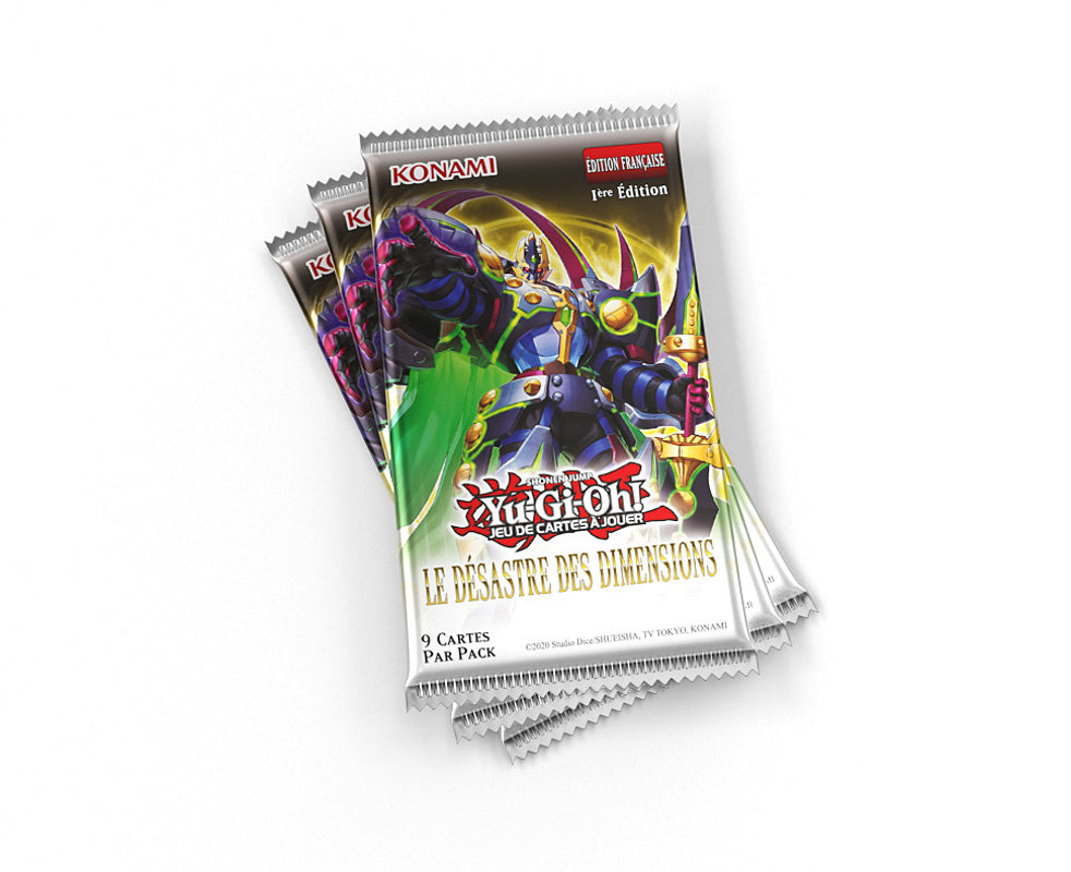 Yu-Gi-Oh! JCC - Pack de 3 Boosters Le Désastre des Dimensions (Blister cartonné)