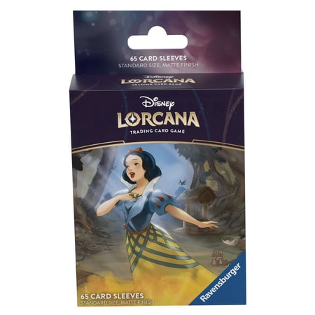 Disney Lorcana JCC : Le retour d’Ursula - Pack de 65 Protèges-cartes Blanche-Neige
