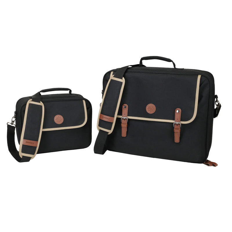 ENHANCE - Sac à bandoulière pour jeux de cartes à collectionner Édition Designer noire