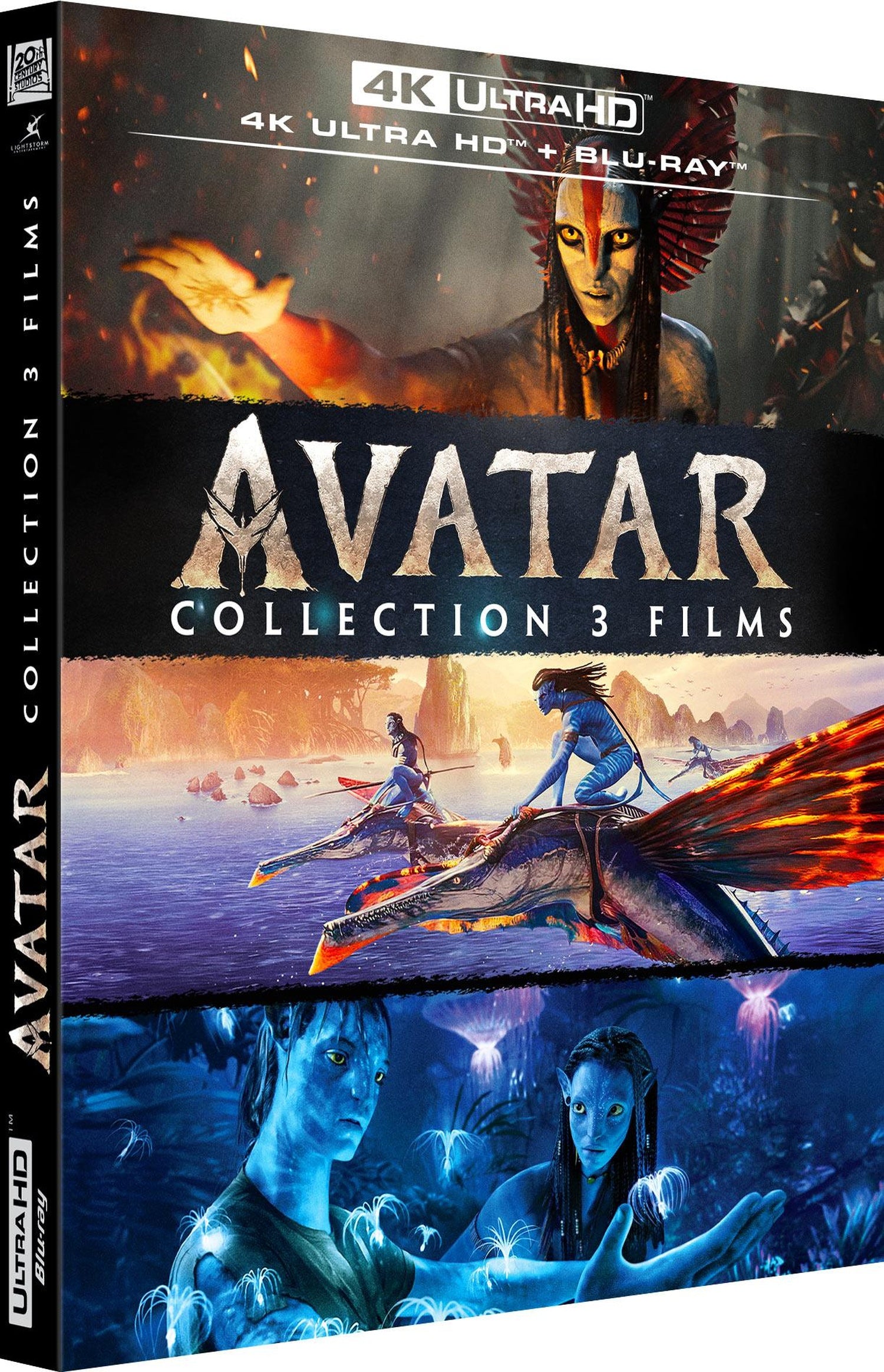 Avatar - Collection 3 films : Avatar + Avatar : La Voie de l'eau + Avatar : De Feu et de cendres [4K Ultra HD]