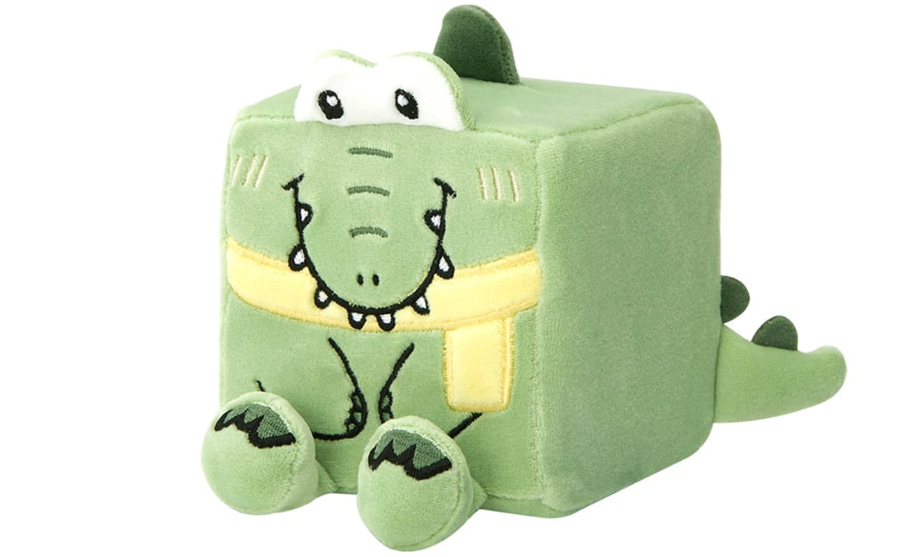 MGM - Squarepal - Peluche à mémoire de forme Crocodile 10cm