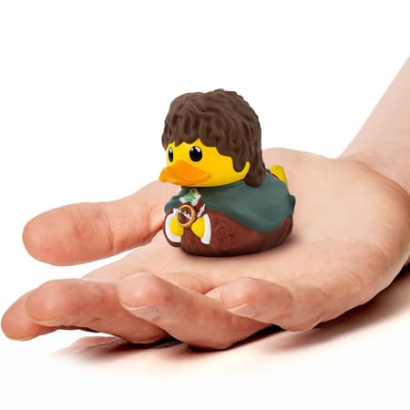 Numskull - Mini TUBBZ Canard de bain - Le Seigneur des anneaux - Frodon Sacquet (Édition baignoire) - 8cm - flash vidéo