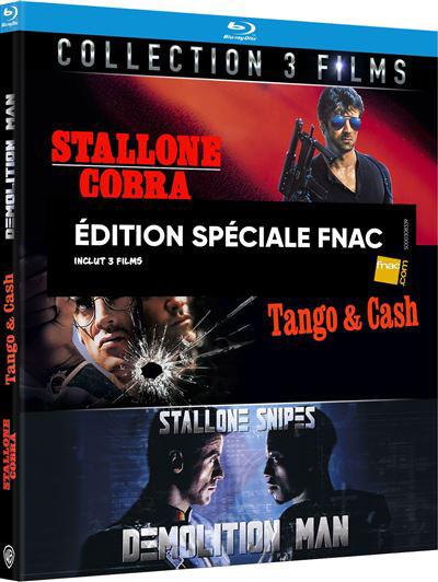Sylvester Stallone - Collection 3 films : Cobra + Demolition Man + Tango & Cash [Blu-ray]