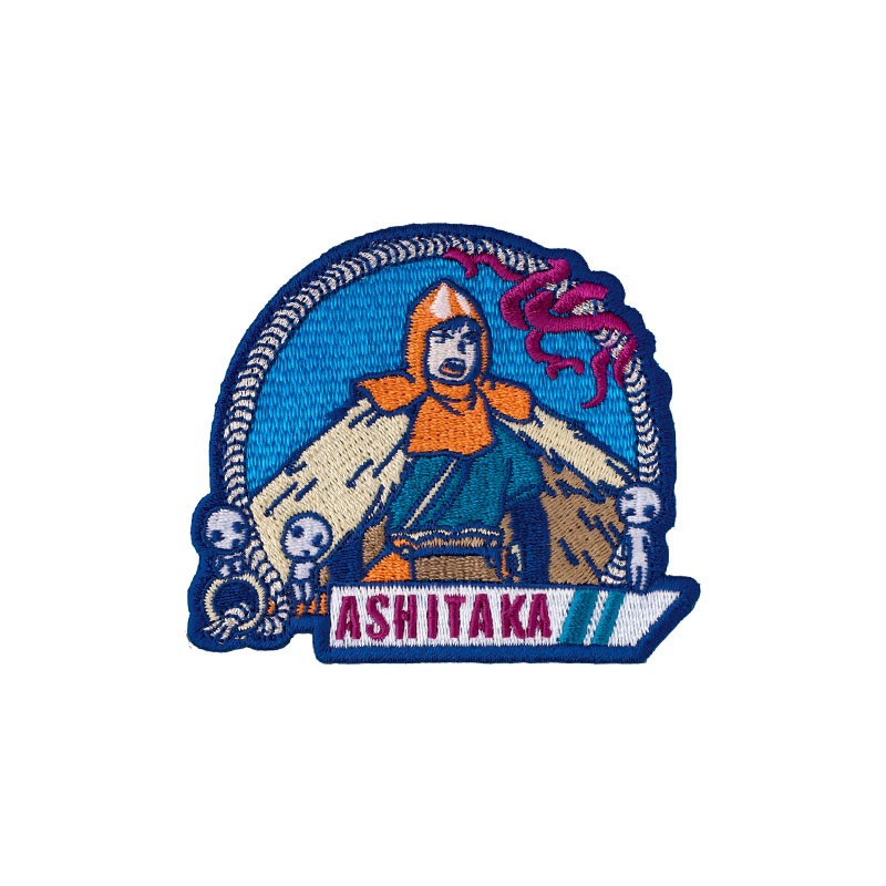 BADGE BRODERIE AUTOCOLLANT ASHITAKA - PRINCESSE MONONOKÉ
