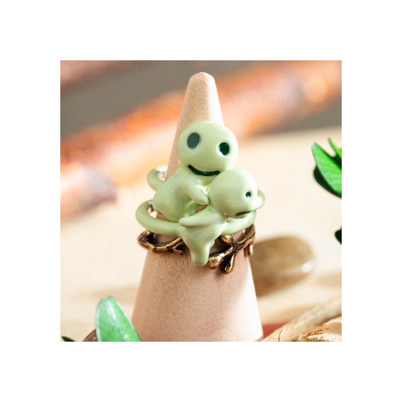 BAGUE 3 ANNEAUX KODAMA - PRINCESSE MONONOKÉ