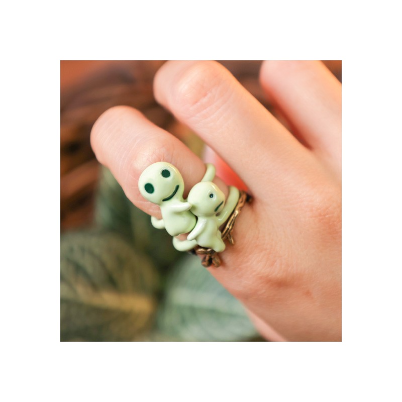 BAGUE 3 ANNEAUX KODAMA - PRINCESSE MONONOKÉ