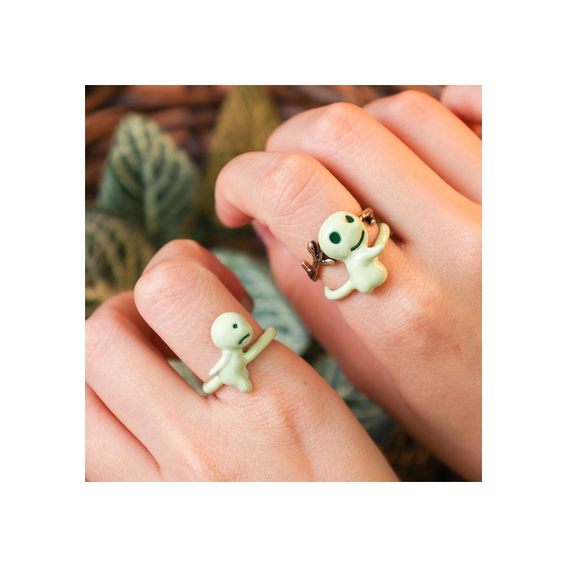 BAGUE 3 ANNEAUX KODAMA - PRINCESSE MONONOKÉ