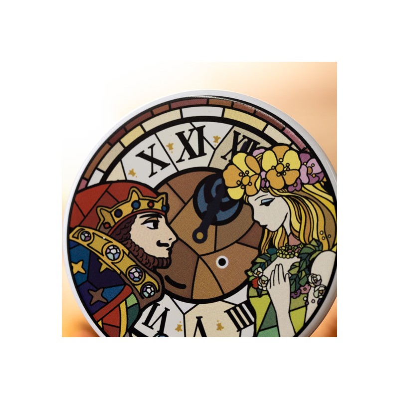 SOUS-VERRE CÉRAMIQUE ROI DES NAINS & PRINCESSE - SI TU TENDS L'OREILL
