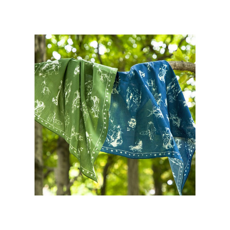 BANDANA VIVRE ENSEMBLE VERT - PRINCESSE MONONOKÉ