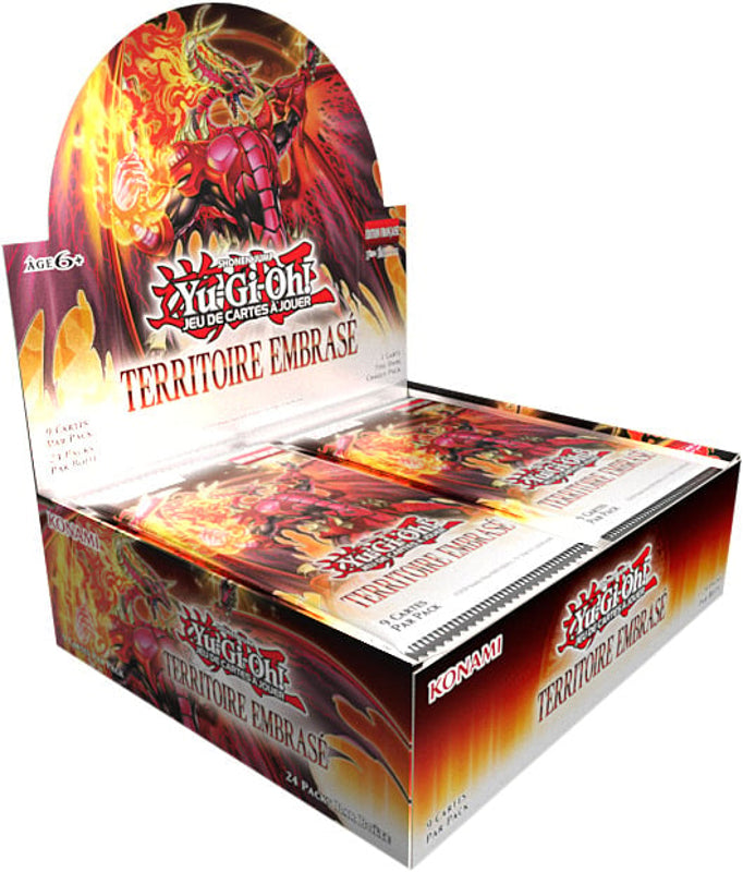 Yu-Gi-Oh! JCC - Display de Pack de Booster Territoire Embrasé (24 Boosters)
