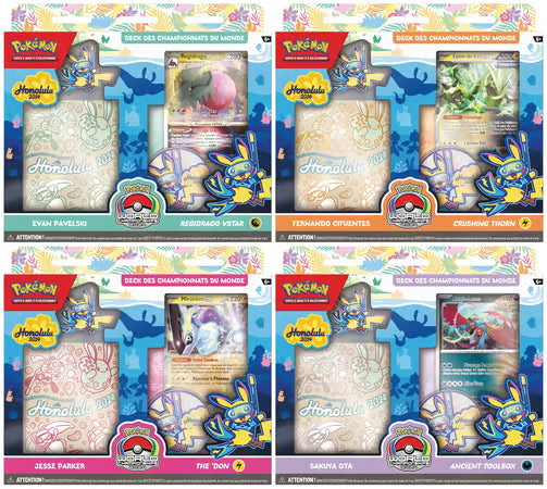 Pokémon JCC - Deck des Championnats du Monde du JCC Pokémon 2024 (1x deck aléatoire)