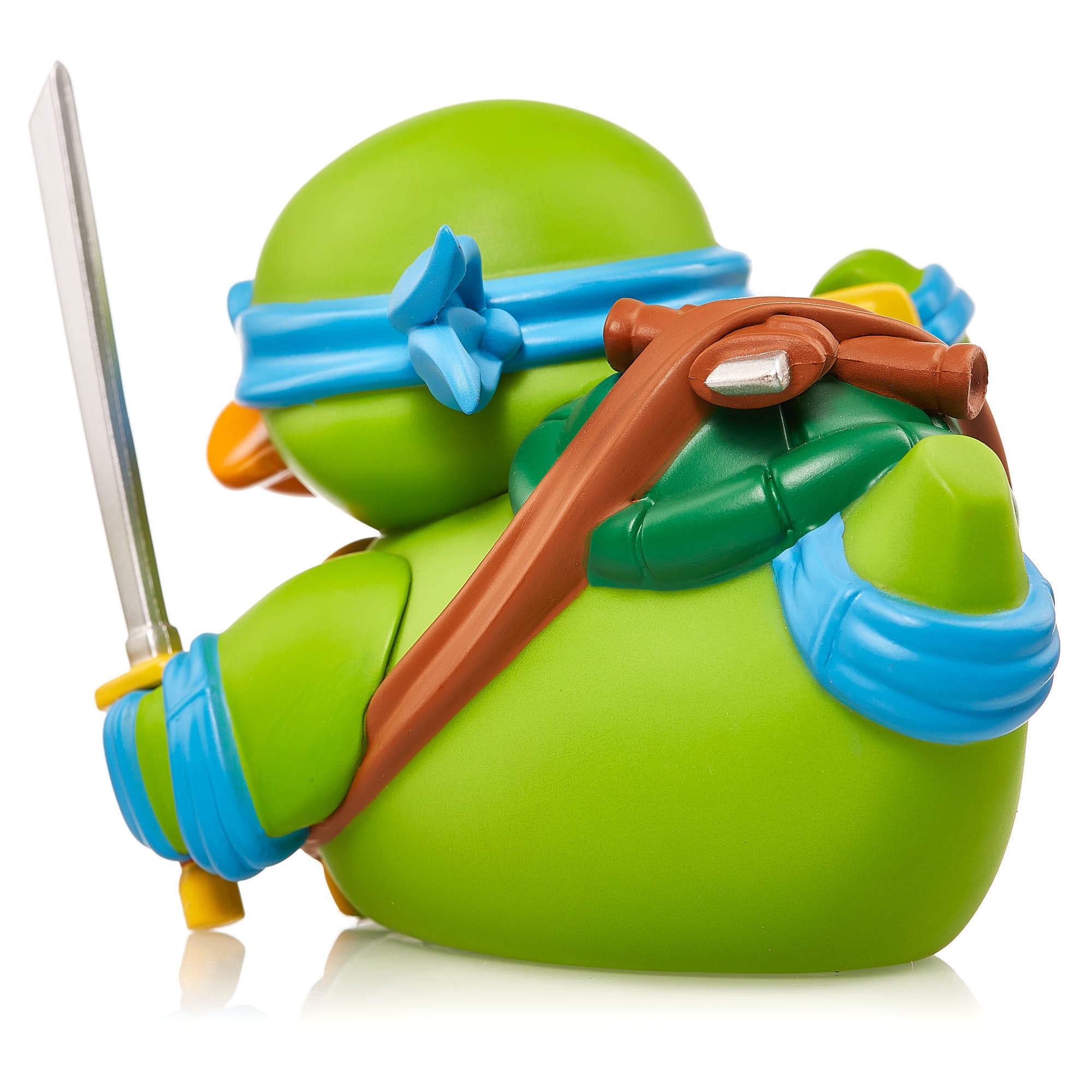 Numskull - Mini TUBBZ Canard de bain - Tortues Ninja - Leonardo (Édition baignoire) - 8cm - flash vidéo