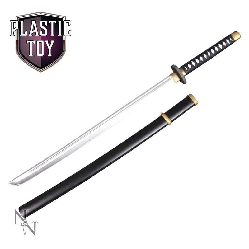Samurai & Ninjas - Black and White Handled Katana 99cm