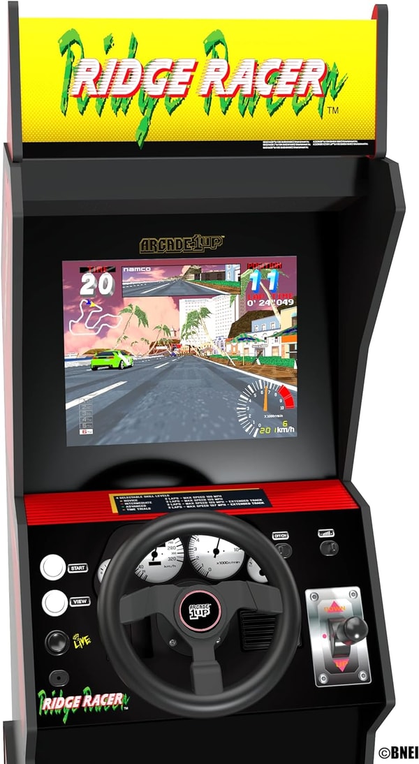Arcade1Up - Ridge Racer Arcade Machine - flash vidéo