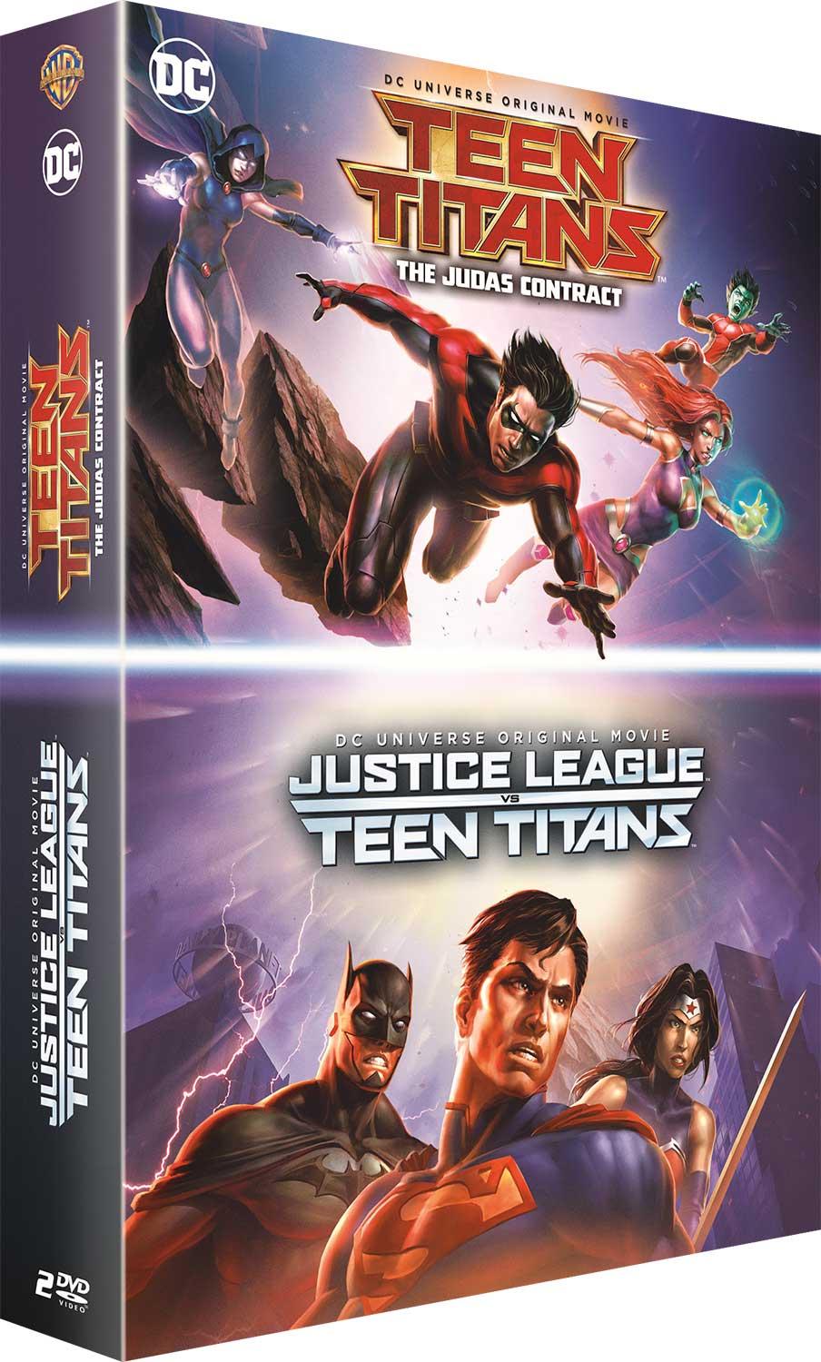 La Ligue des justiciers vs les Teen Titans + Teen Titans: The Judas Contract [DVD]