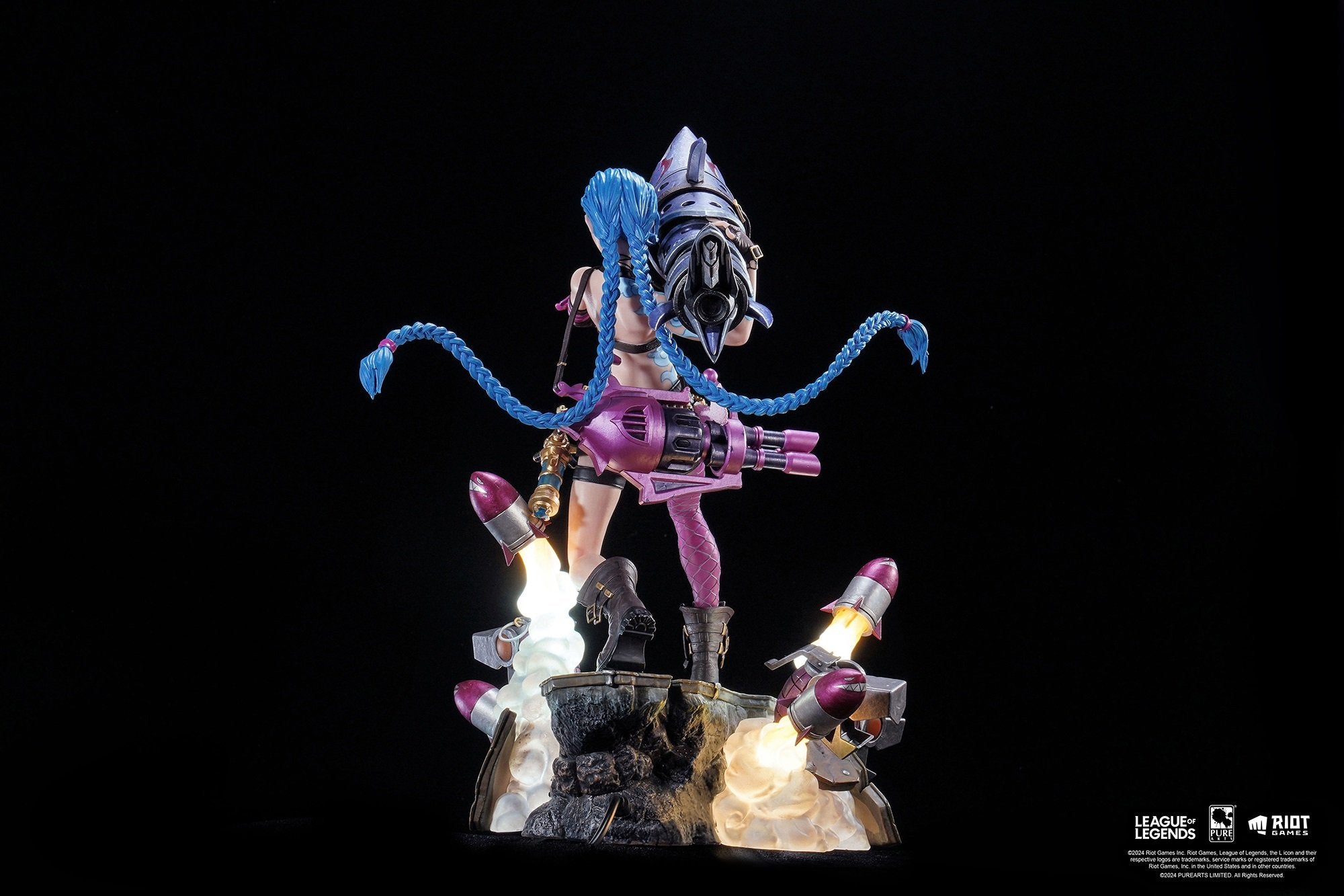 PureArts - 1:6 Scale Statues - League Of Legends - Jinx Statue 31cm - flash vidéo