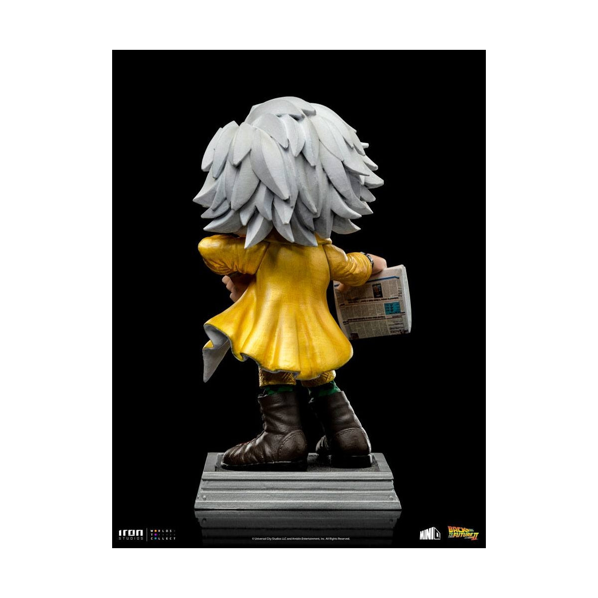 Iron Studios - MiniCo - Back to the Future 2 - Doc Brown Statue 15cm - flash vidéo