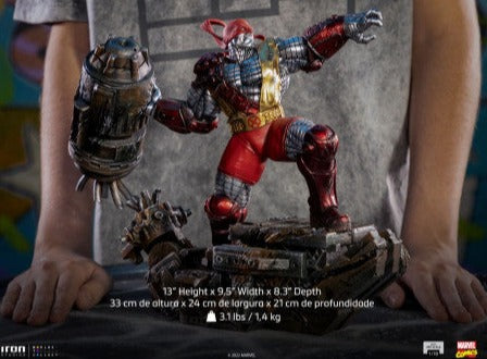 Iron Studios - BDS Arts Scale 1/10 - Marvel - X-Men: Age of Apocalypse - Colossus Statue 26cm - flash vidéo