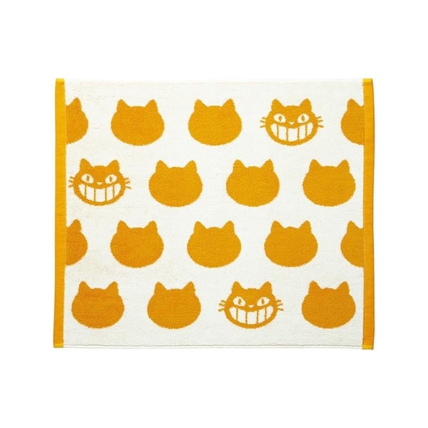 Ghibli - Mon Voisin Totoro - Grande Serviette Silhouette Chat-Bus 50X60cm - flash vidéo