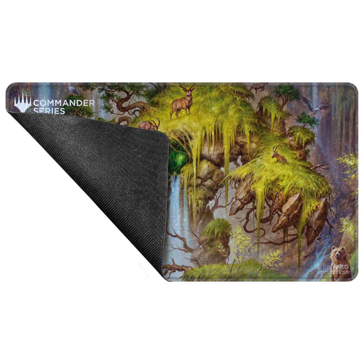 Ultra Pro - Magic: The Gathering - Commander Series - Fan Vote 2 - Tapis de jeu Holofoil Animar, Âme des éléments - flash vidéo