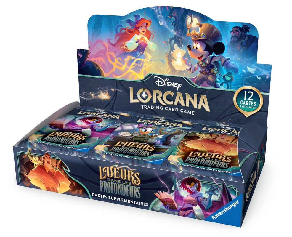 Disney Lorcana JCC : Lueurs dans les Profondeurs - Display de Boosters (24 Boosters)