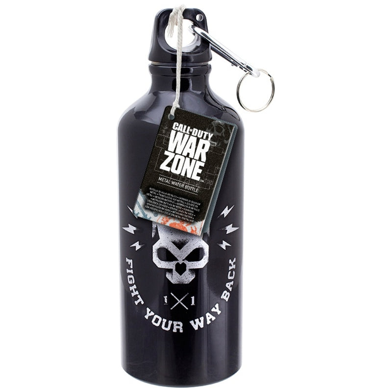 Call of Duty Warzone - Bouteille d'Eau en Métal Noire